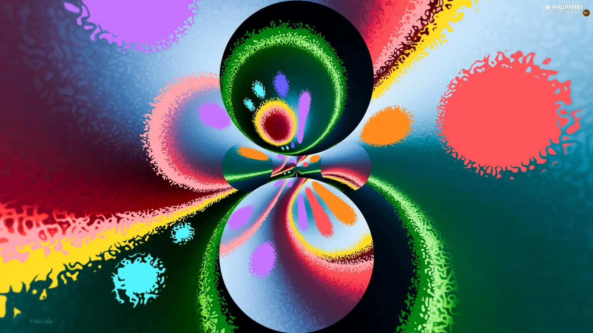 abstraction, Peacock Eyes