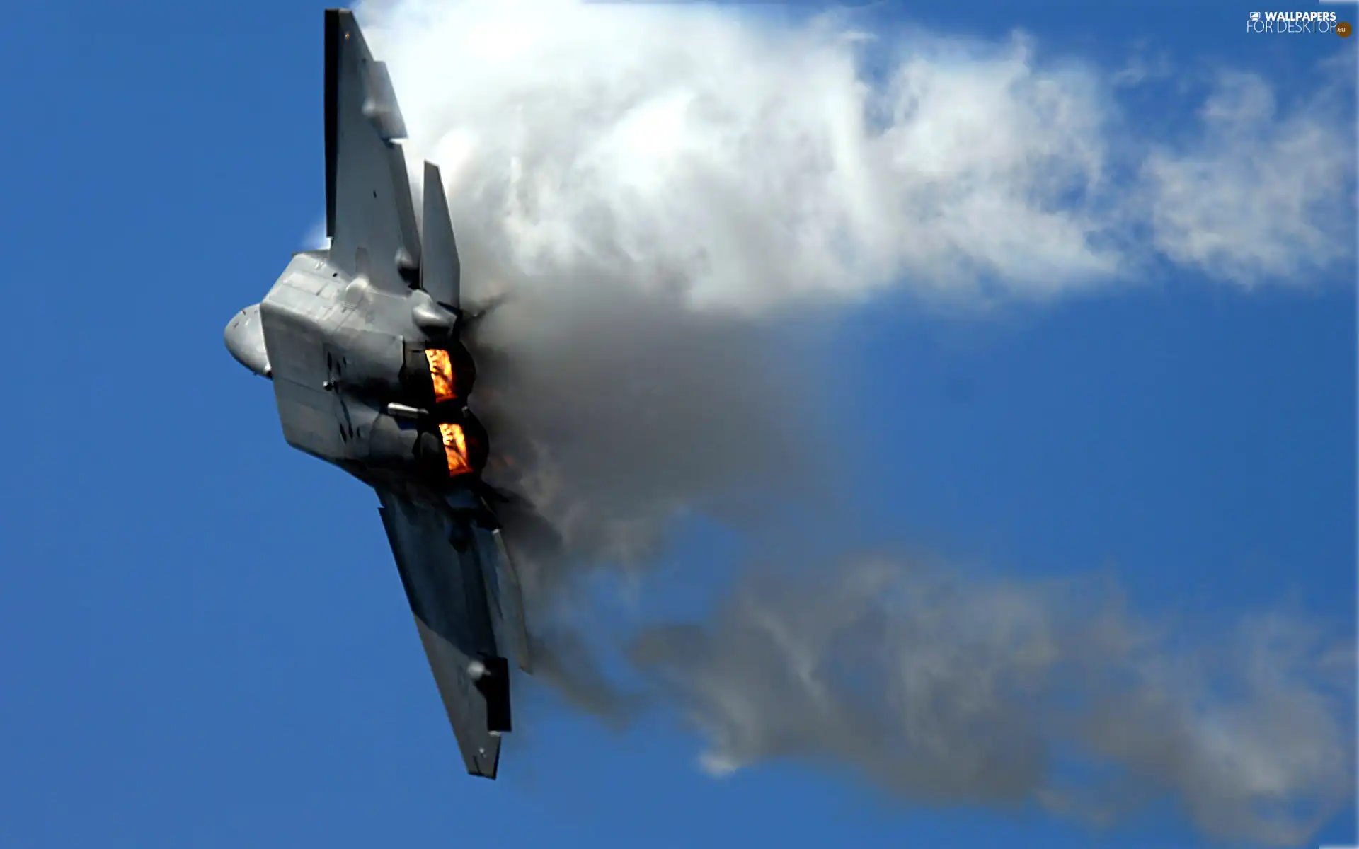 Lockheed Martin, Big Fire, smoke, F-22 Raptor