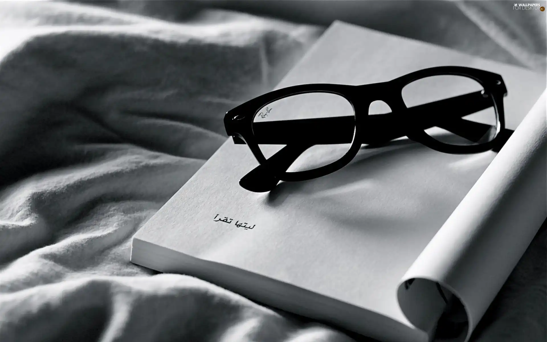 Glasses, note-book