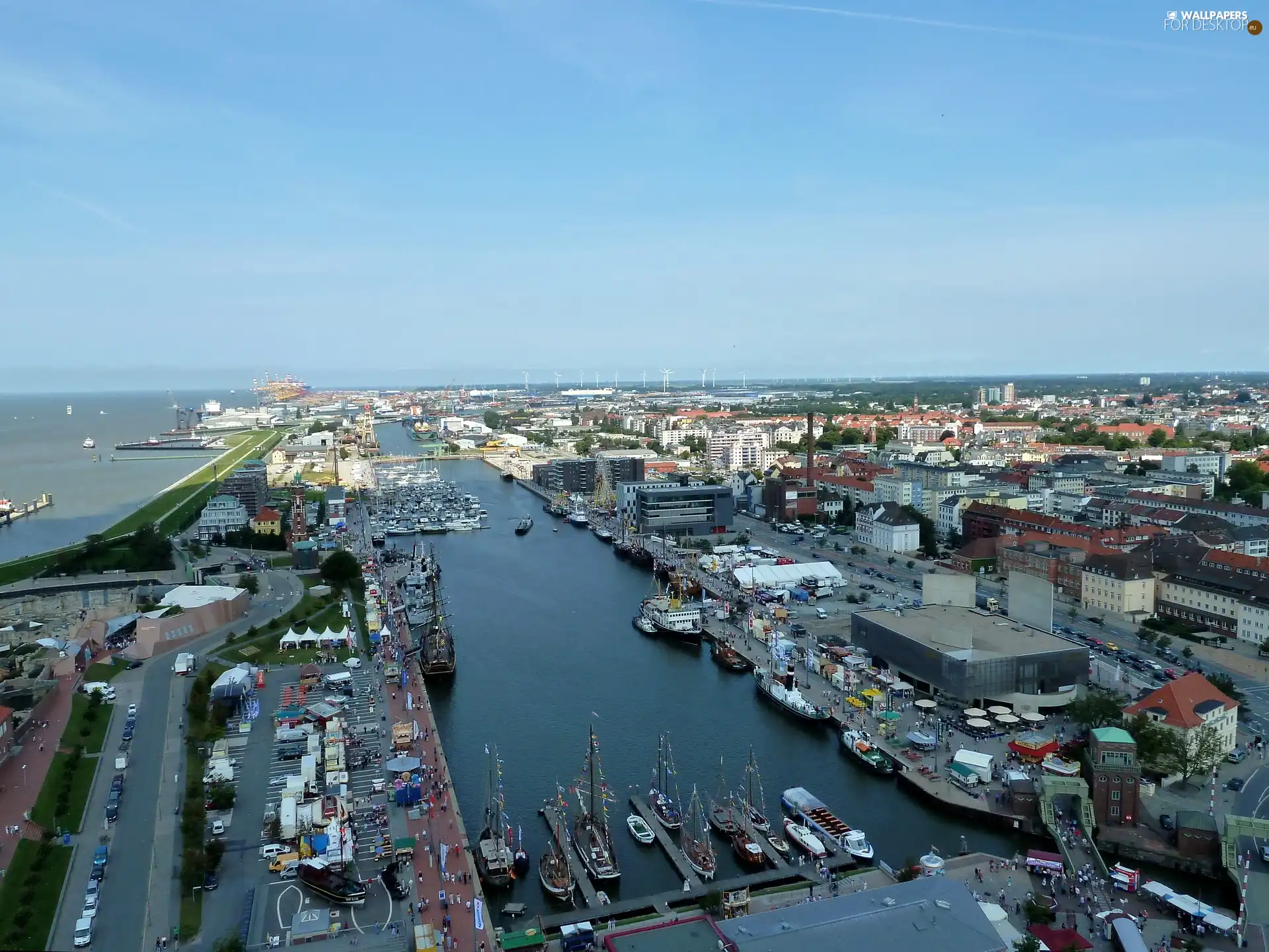 Bremerhaven, panorama, town