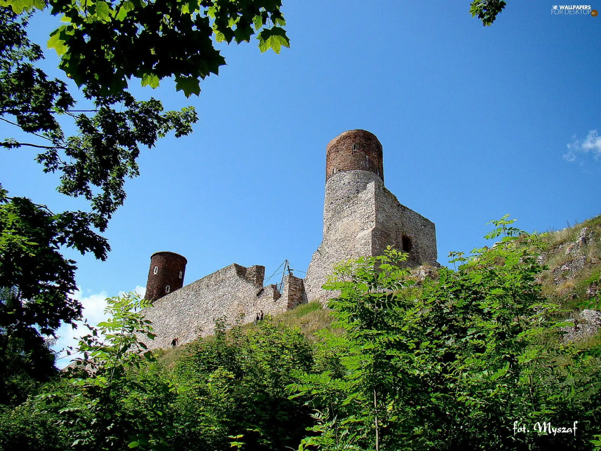 checiny, ruins, Castle