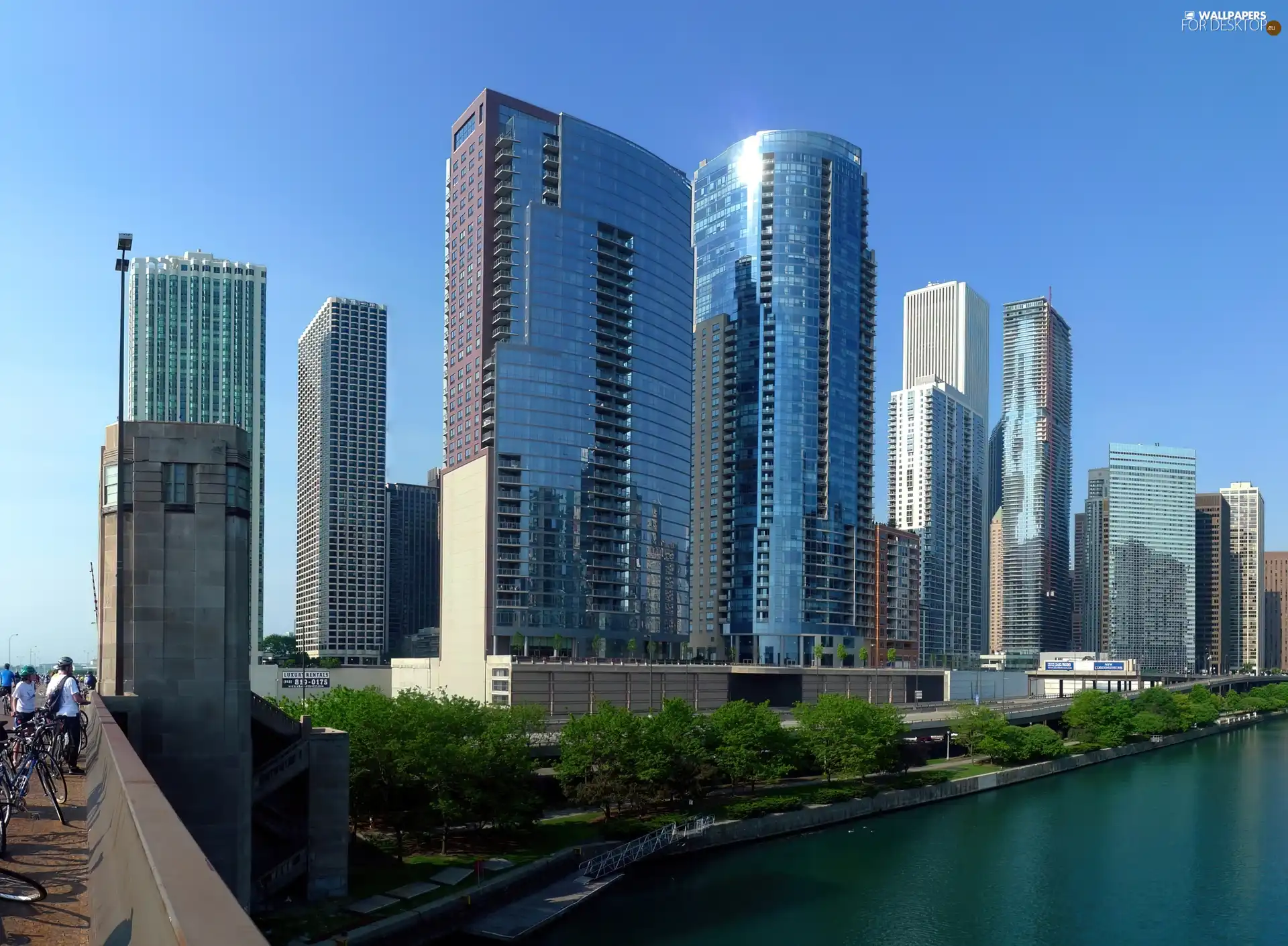 Chicago, panorama, town