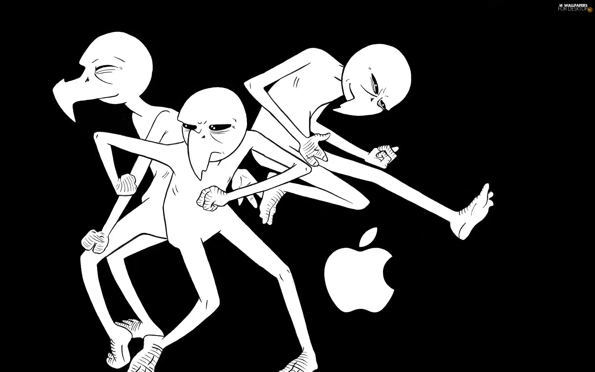 dance, Apple, creatures