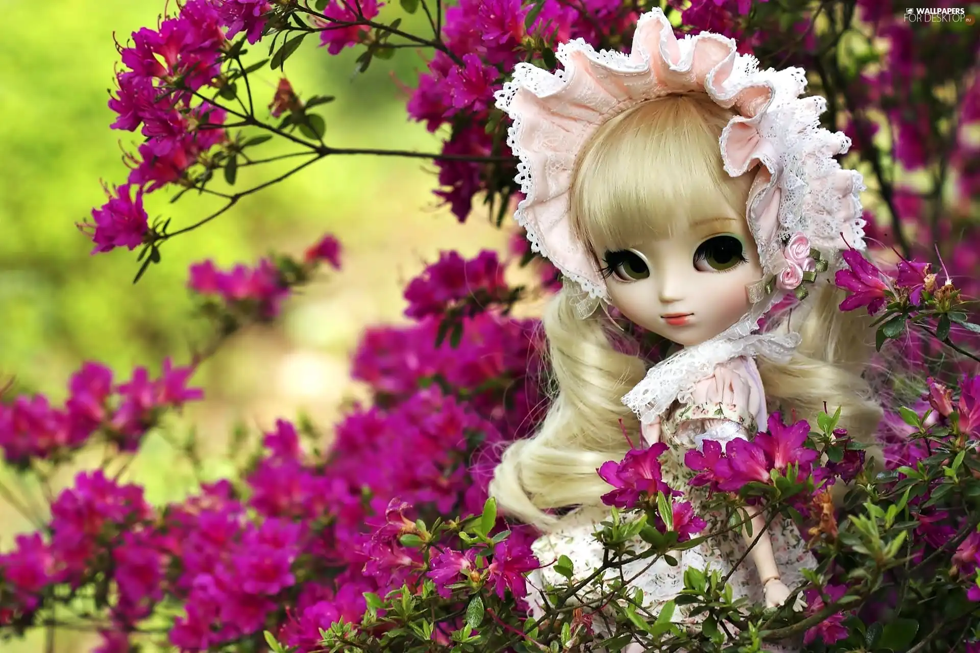 Flowers, doll