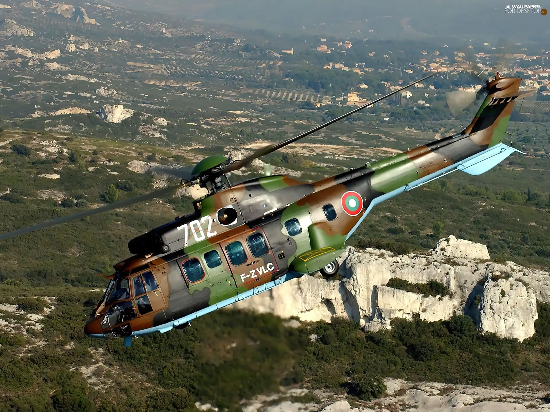 Military truck, Eurocopter AS-532 Cougar