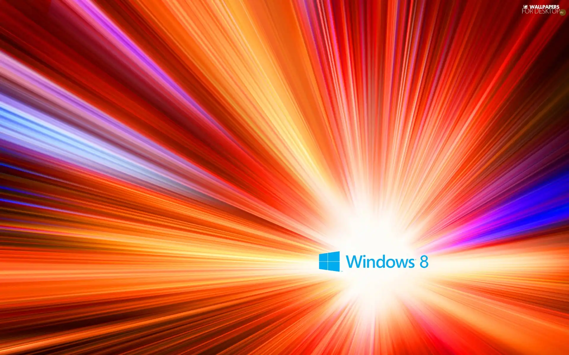 Windows 8, color, flash, light