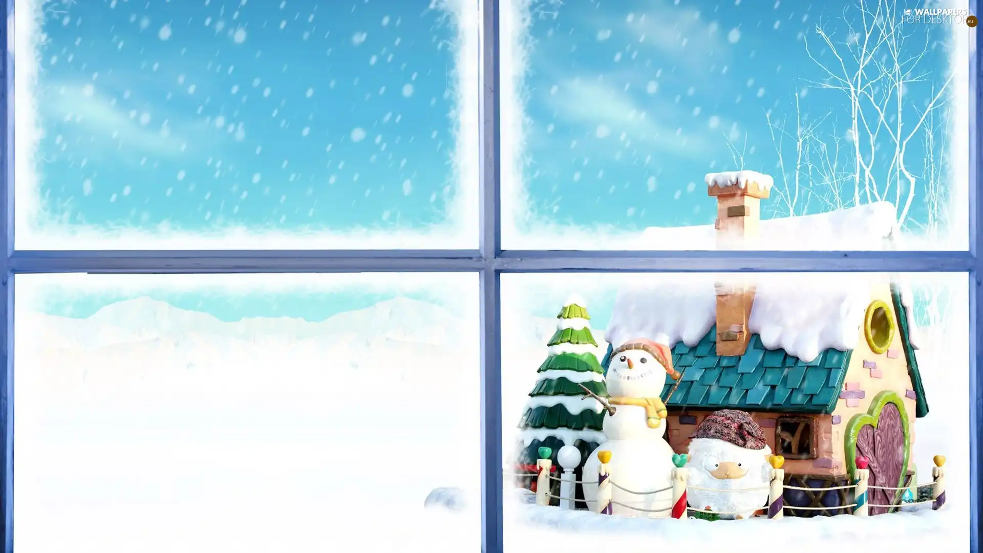 christmas, Snowman, For Children, winter