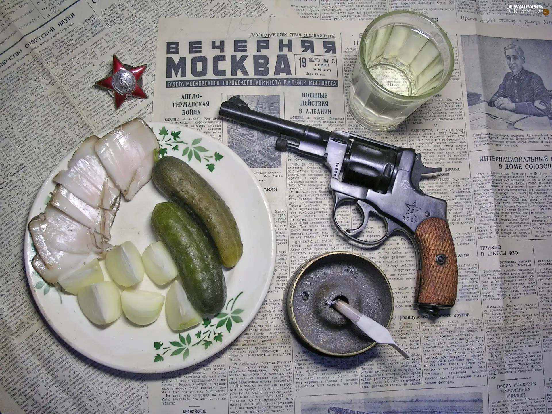 appetizer, gun