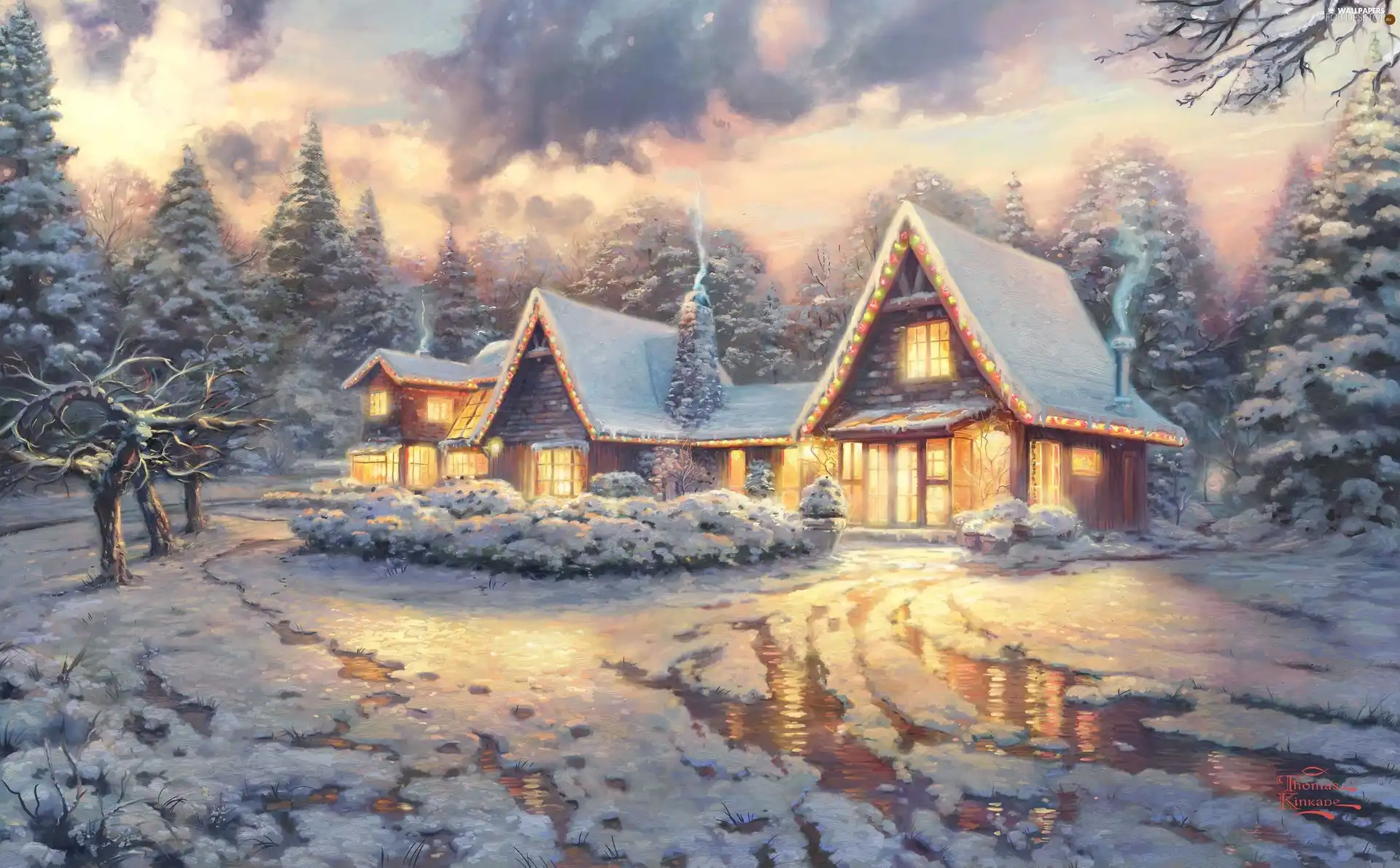 winter, Houses