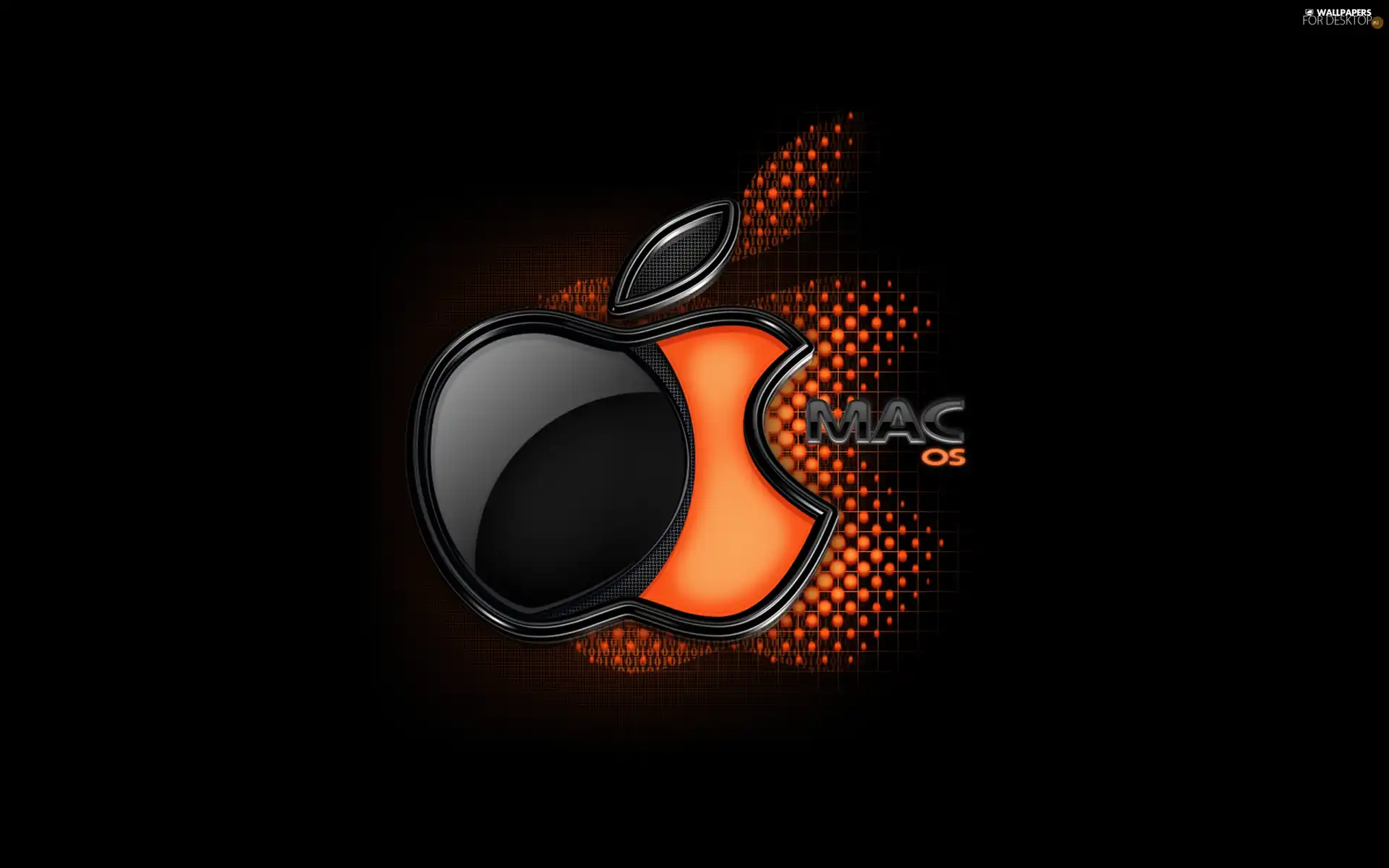 logo, 3D, Apple