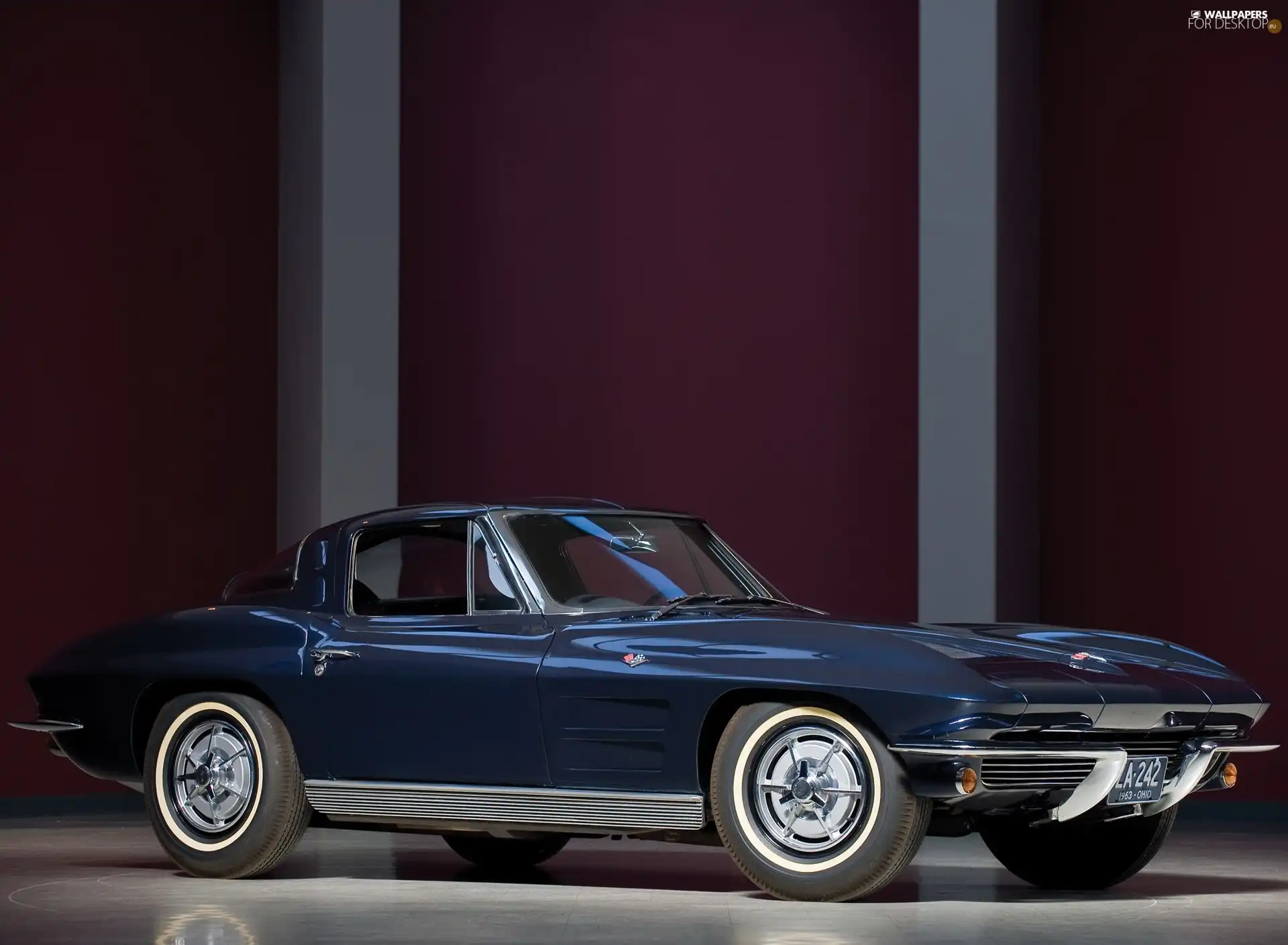 vintage, Corvette, motor car
