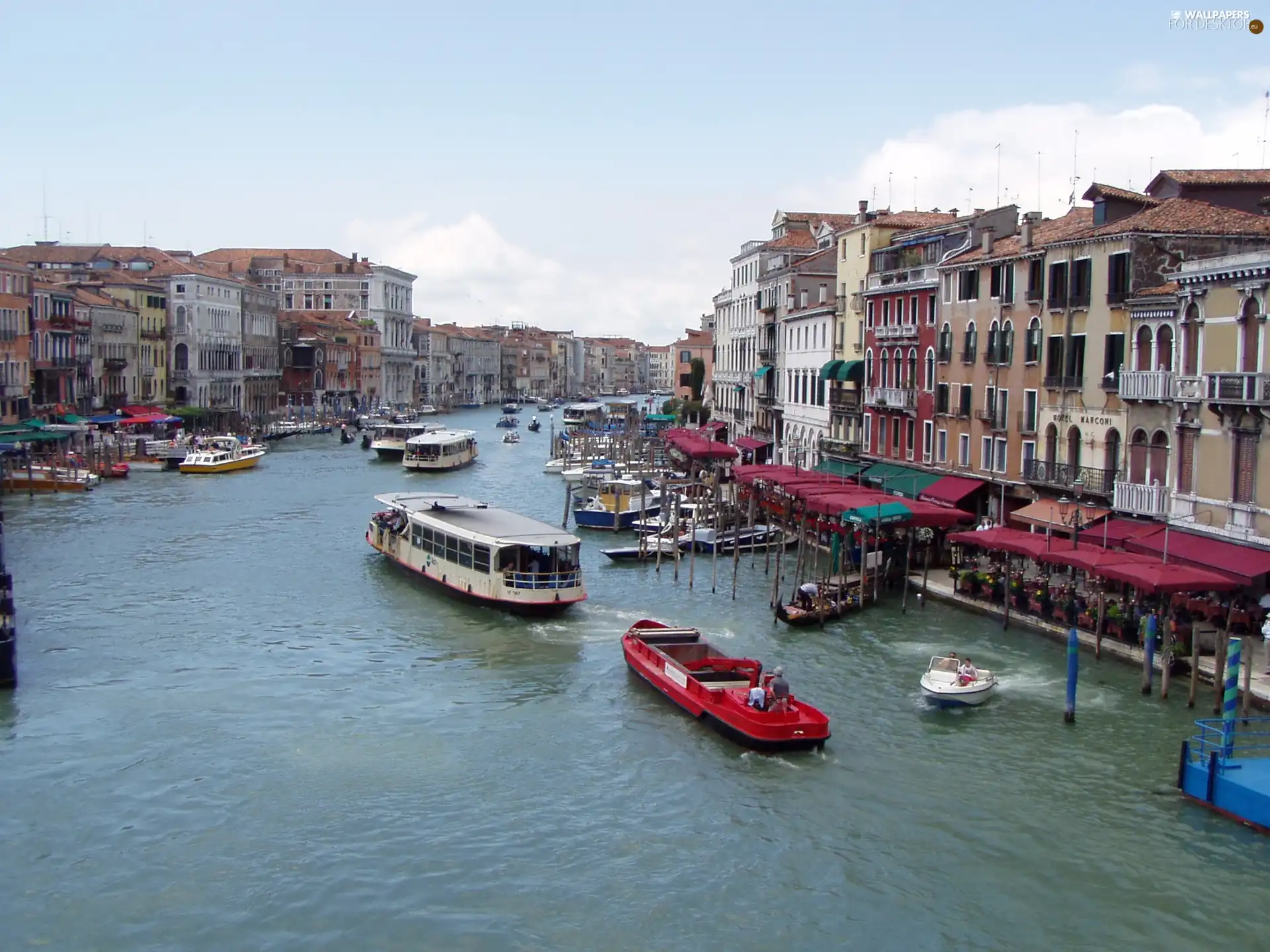 motorboat, Italy, Venice