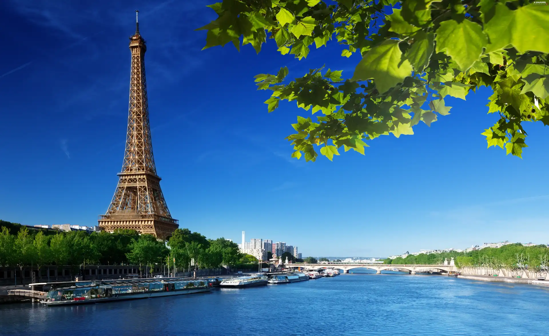 Paris, tower, Eiffel