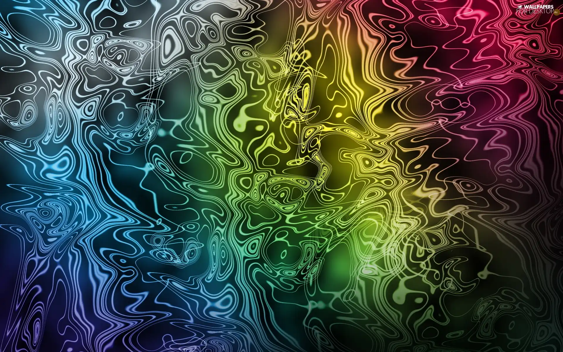 abstraction, rainbow, patterns, colors
