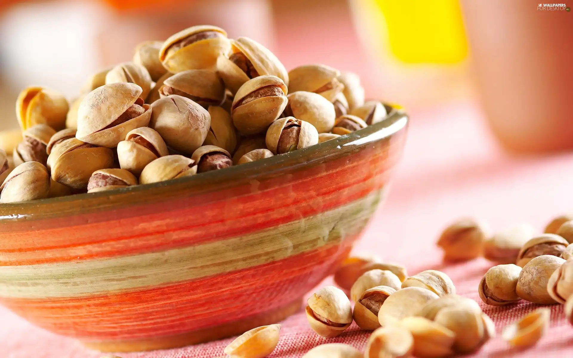 pistachio, bowl, nuts