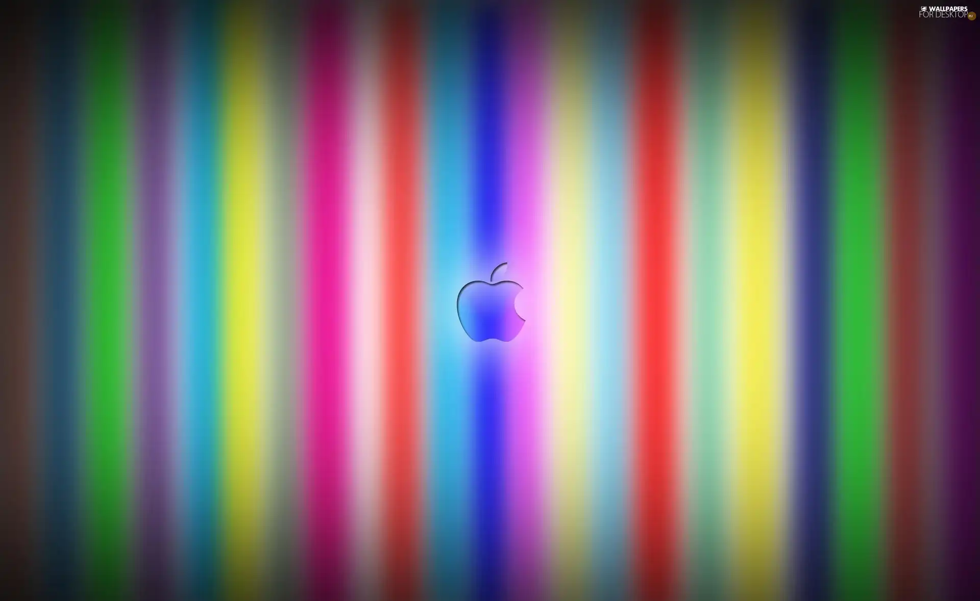 rainbow, Apple, colors