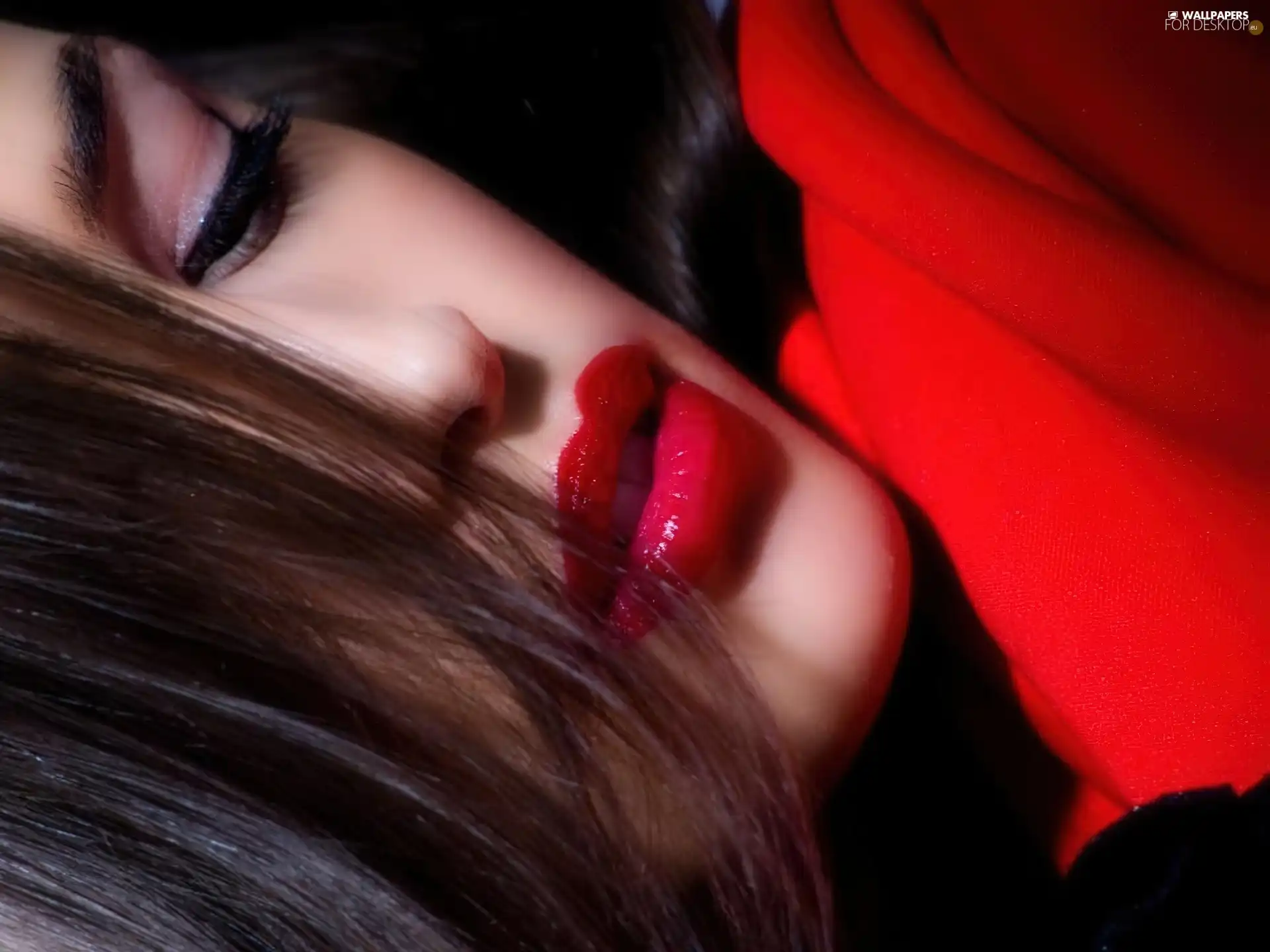 lipstick, Women, red hot