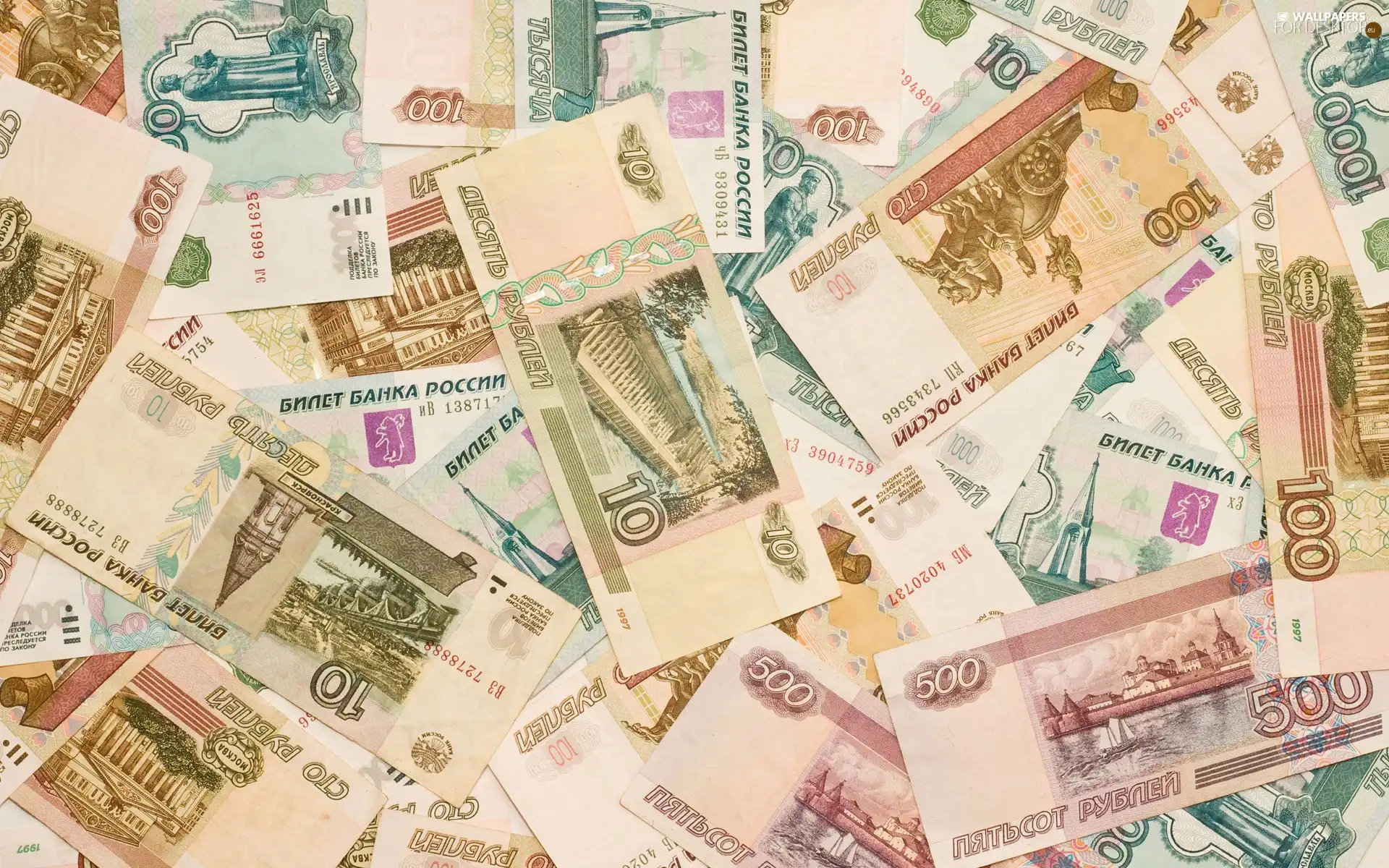 bills, rubles