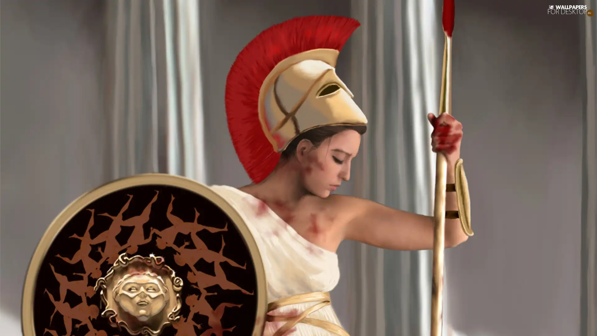 Shield, Women, Athena