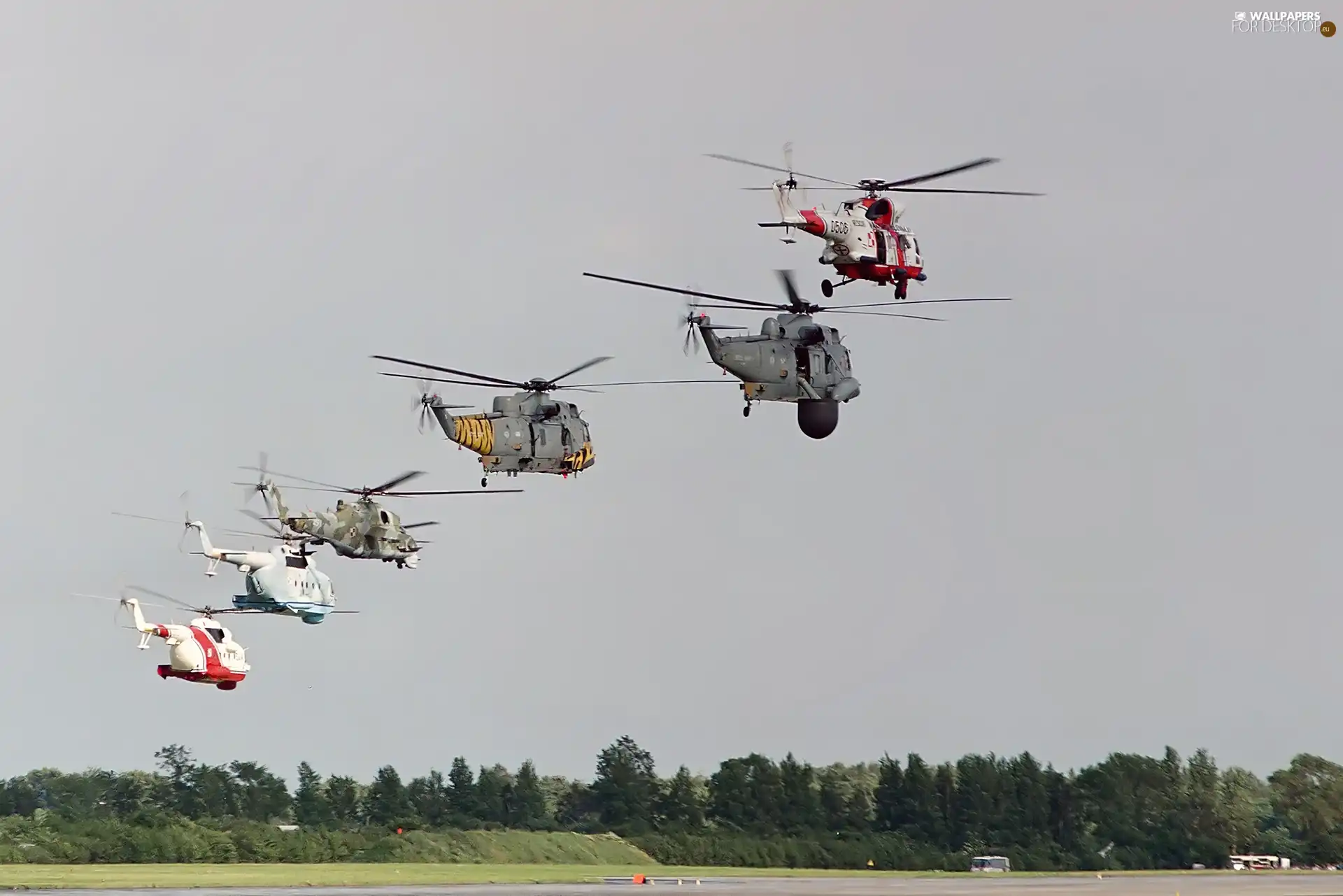helicopters, show