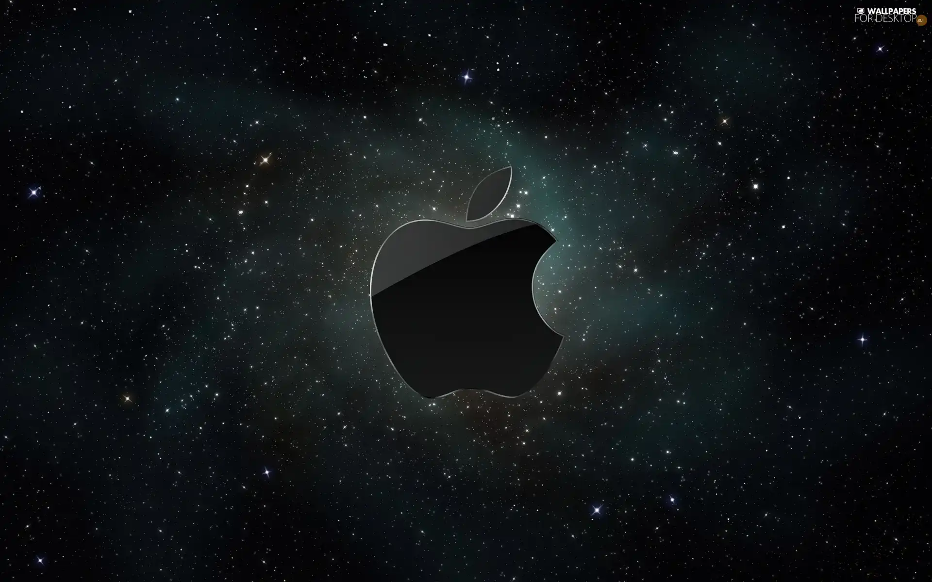 logo, Universe, star, Apple