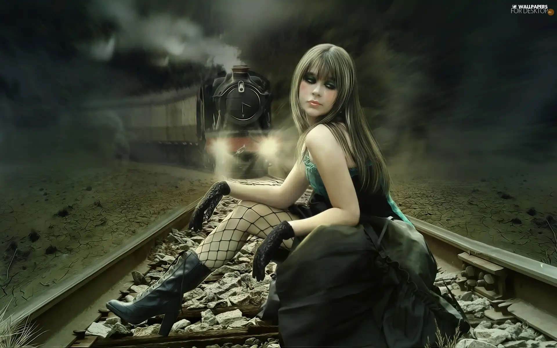 Train, girl, ##