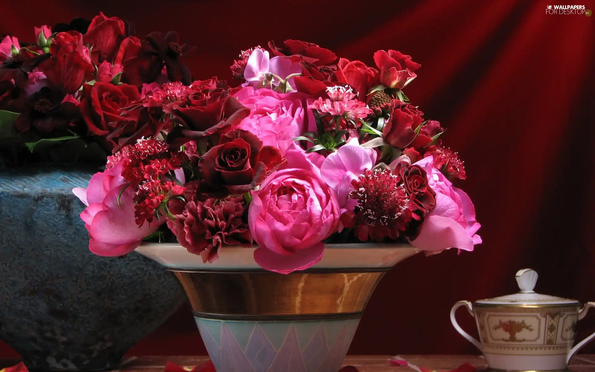 Vase, Flowers, bouquet