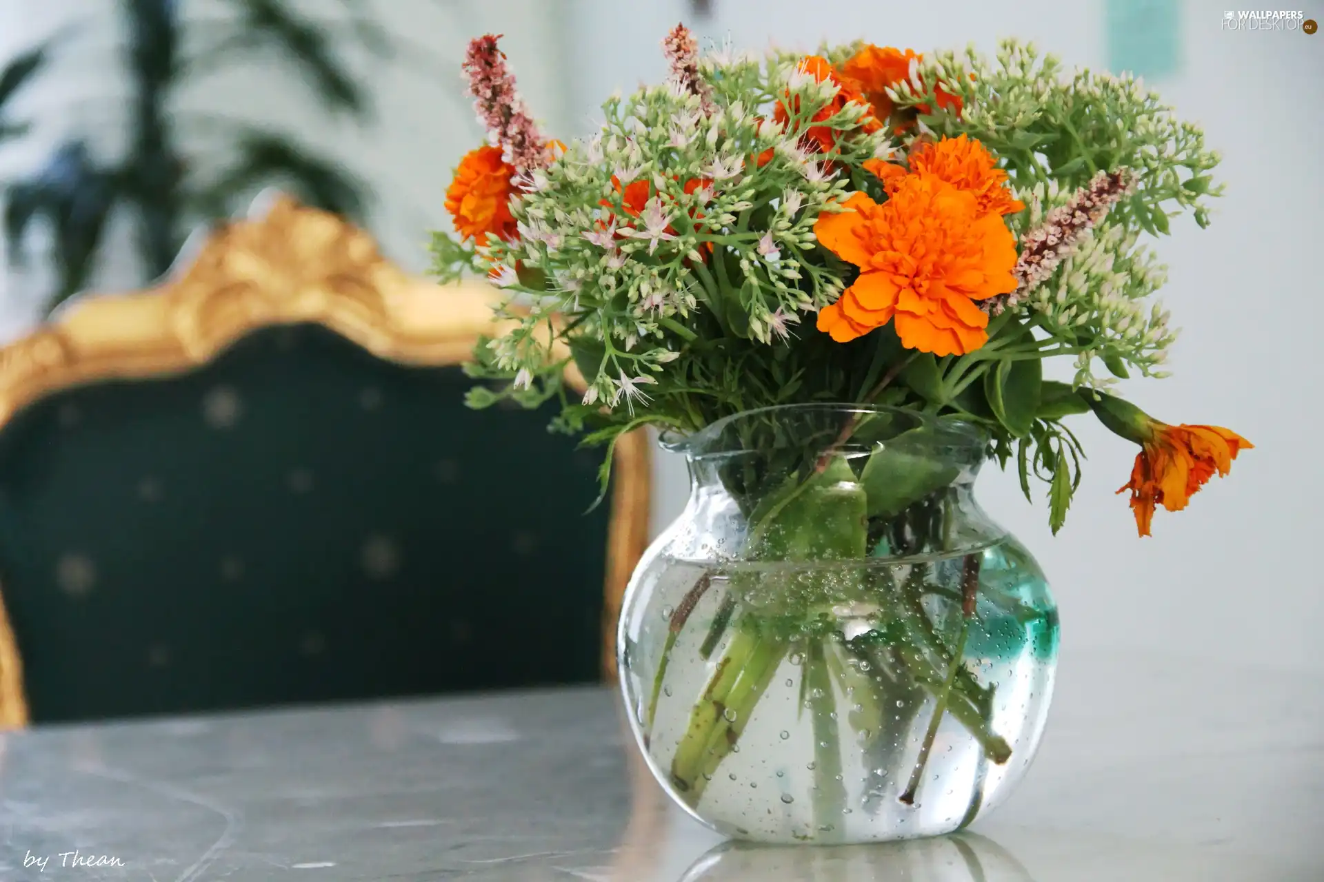 vase, bouquet, flowers