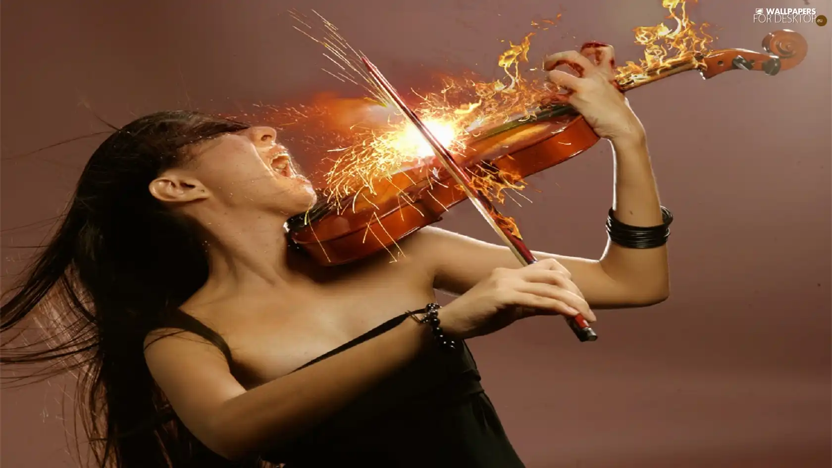 Big Fire, Women, violin