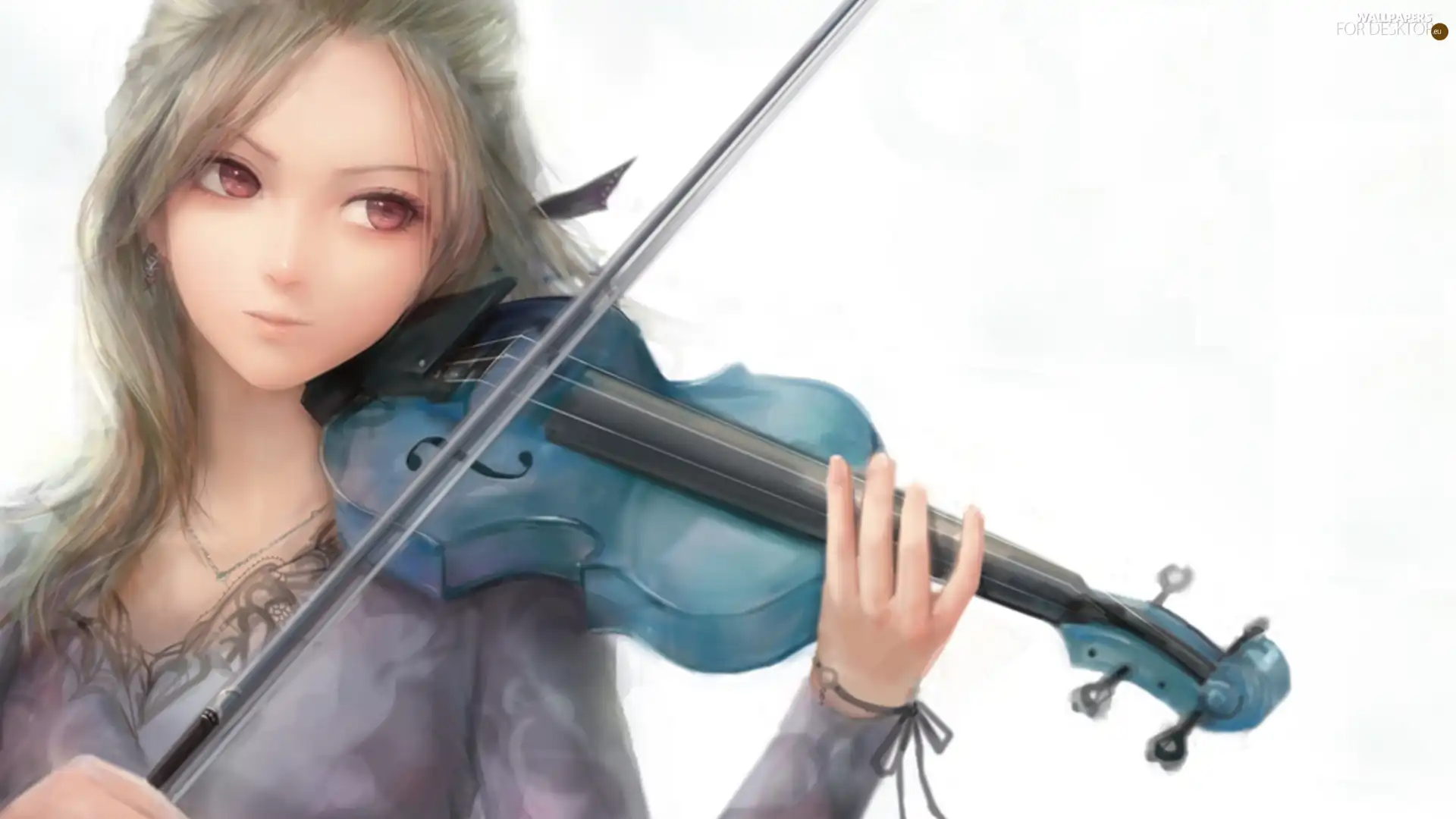 girl, violin