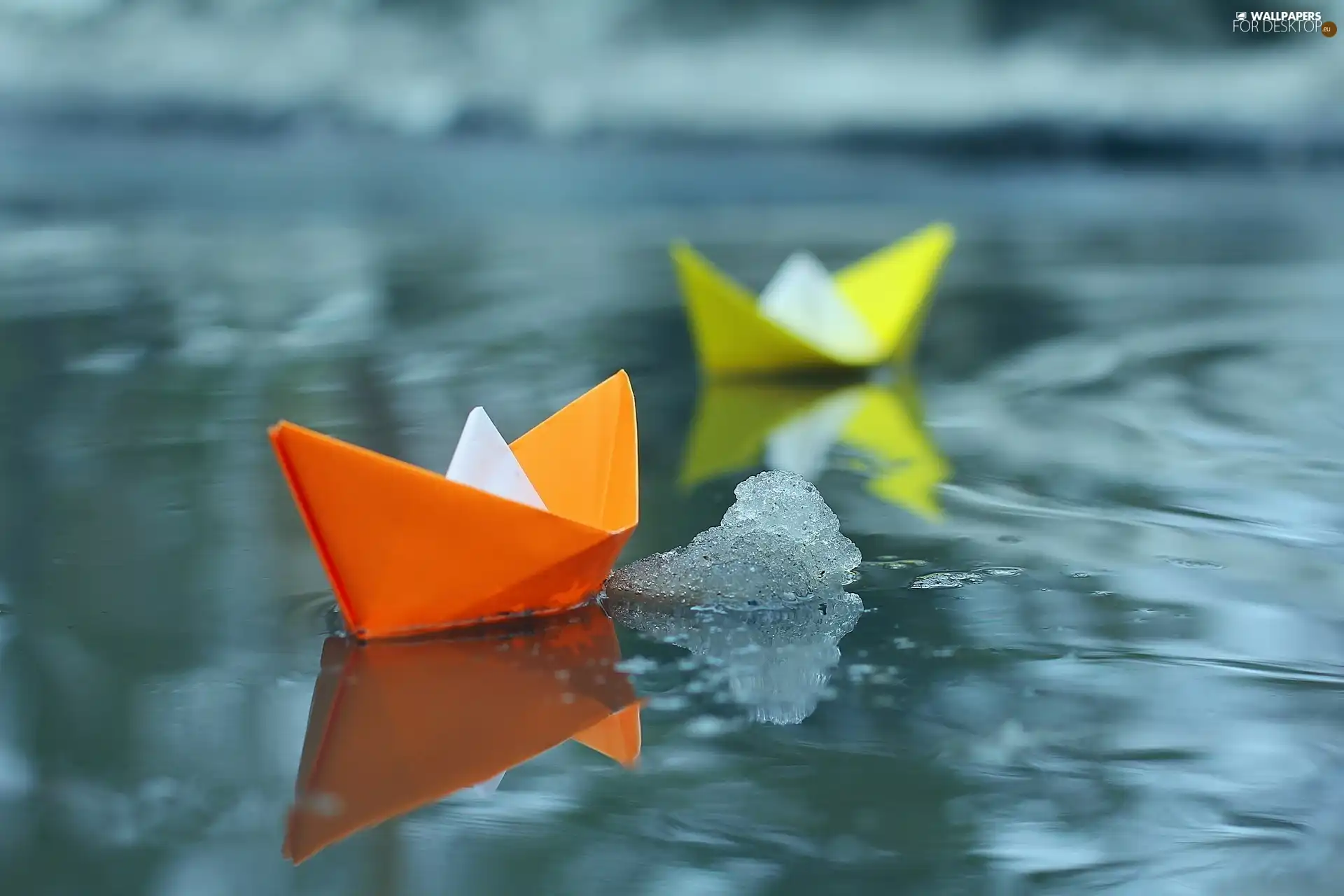 water, vessels, Origami