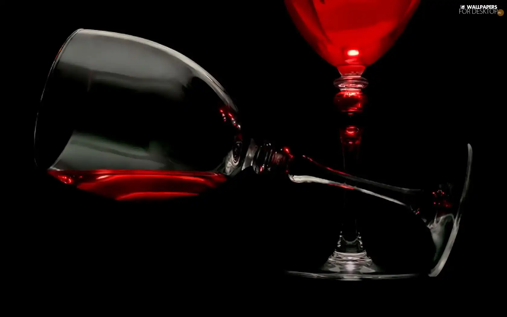 Wine, glasses, Red