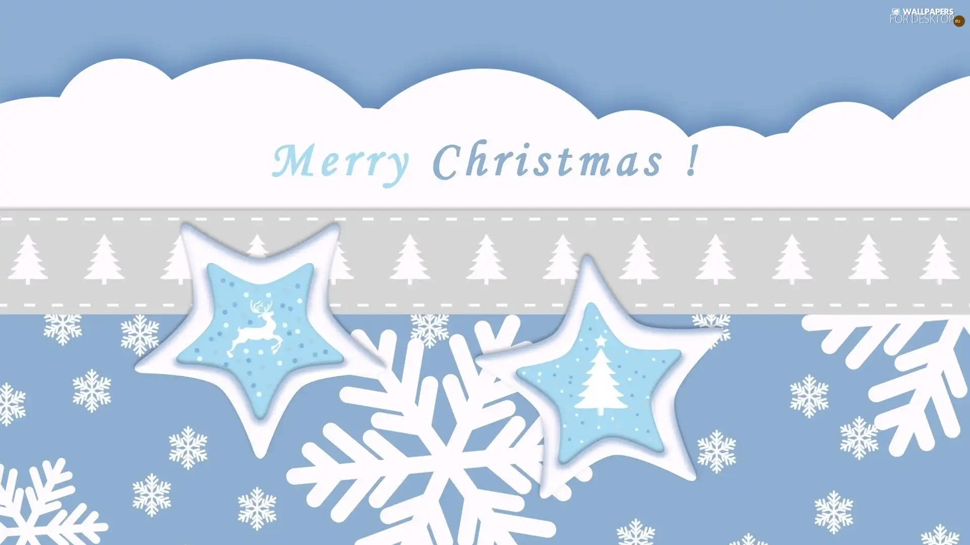Stars, blue background, Wishes, ##, Christmas
