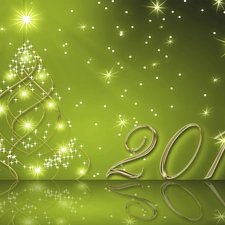 2013, graphics, New, year, christmas tree