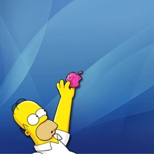 Apple, Homer, grasping
