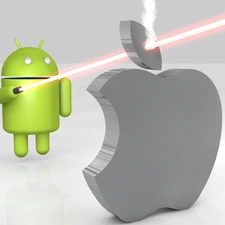 Apple, Android, sword