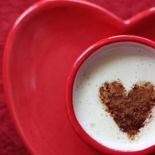 Heart teddybear, cup, coffee