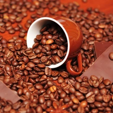 knuckle, chocolate, coffee, cup, grains