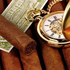 label, Cigars, Watch