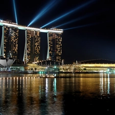 headlights, Singapur, Marina Bay Sands