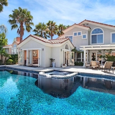 house, pool, Palms, DBZ