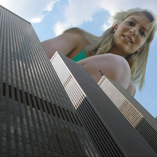 Women, more than, skyscrapers, Blonde