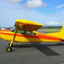 airport, Cessna 185, Skywagon II