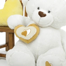 hearts, Plush, teddy bear
