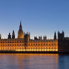 thames, London, Westminster, Big Ben, palace