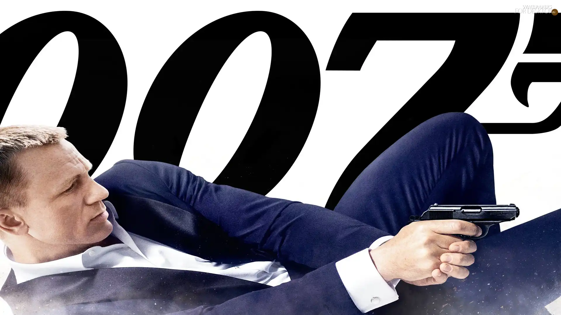 Daniel Craig, James Bond, Agent 007, Gun