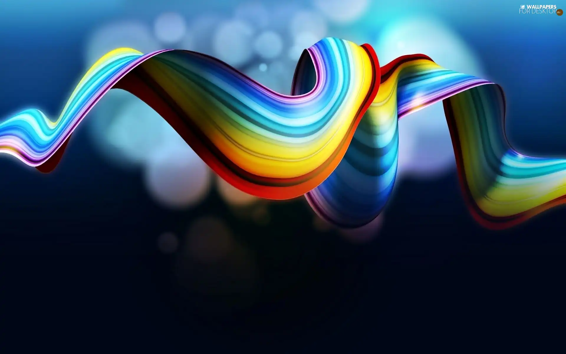 3D, Multicolor, lines