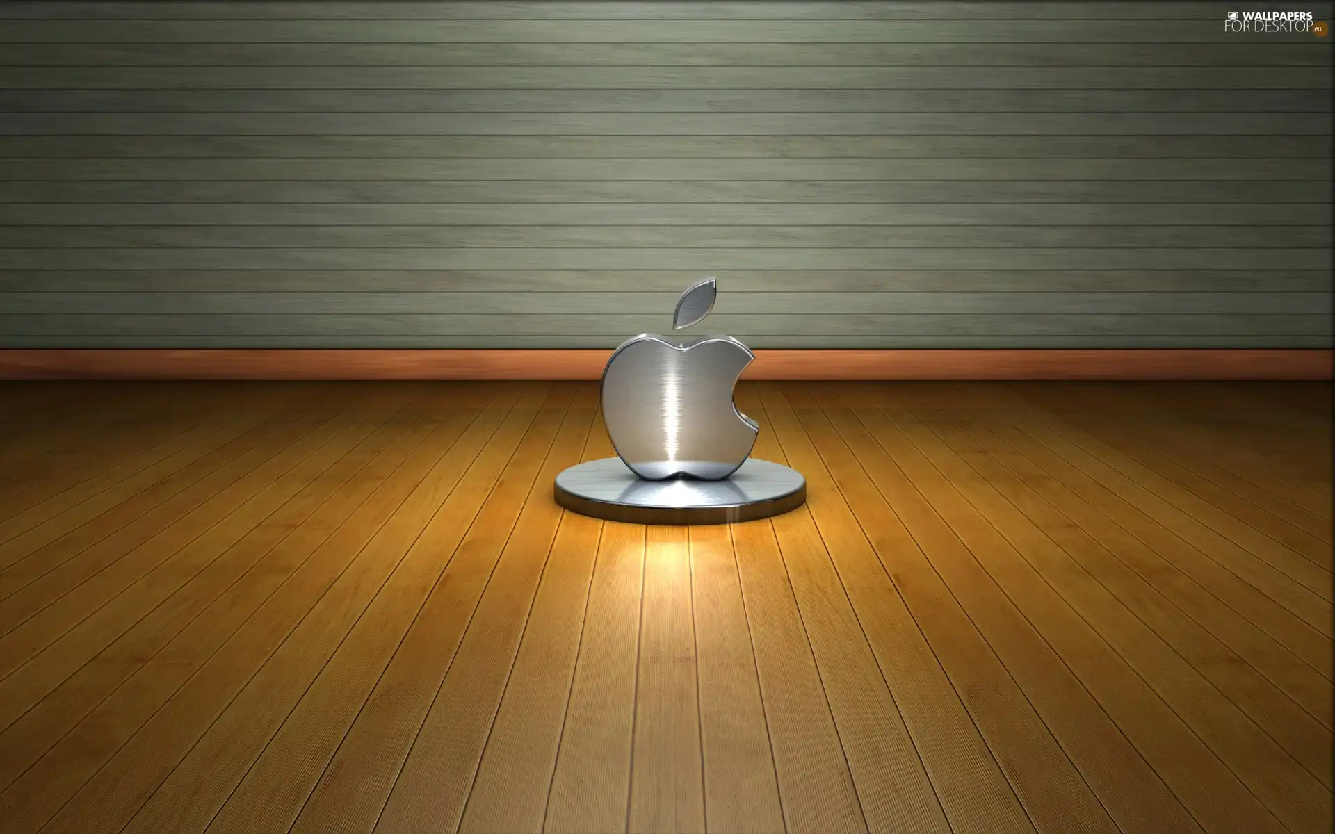 3D, Apple, logo