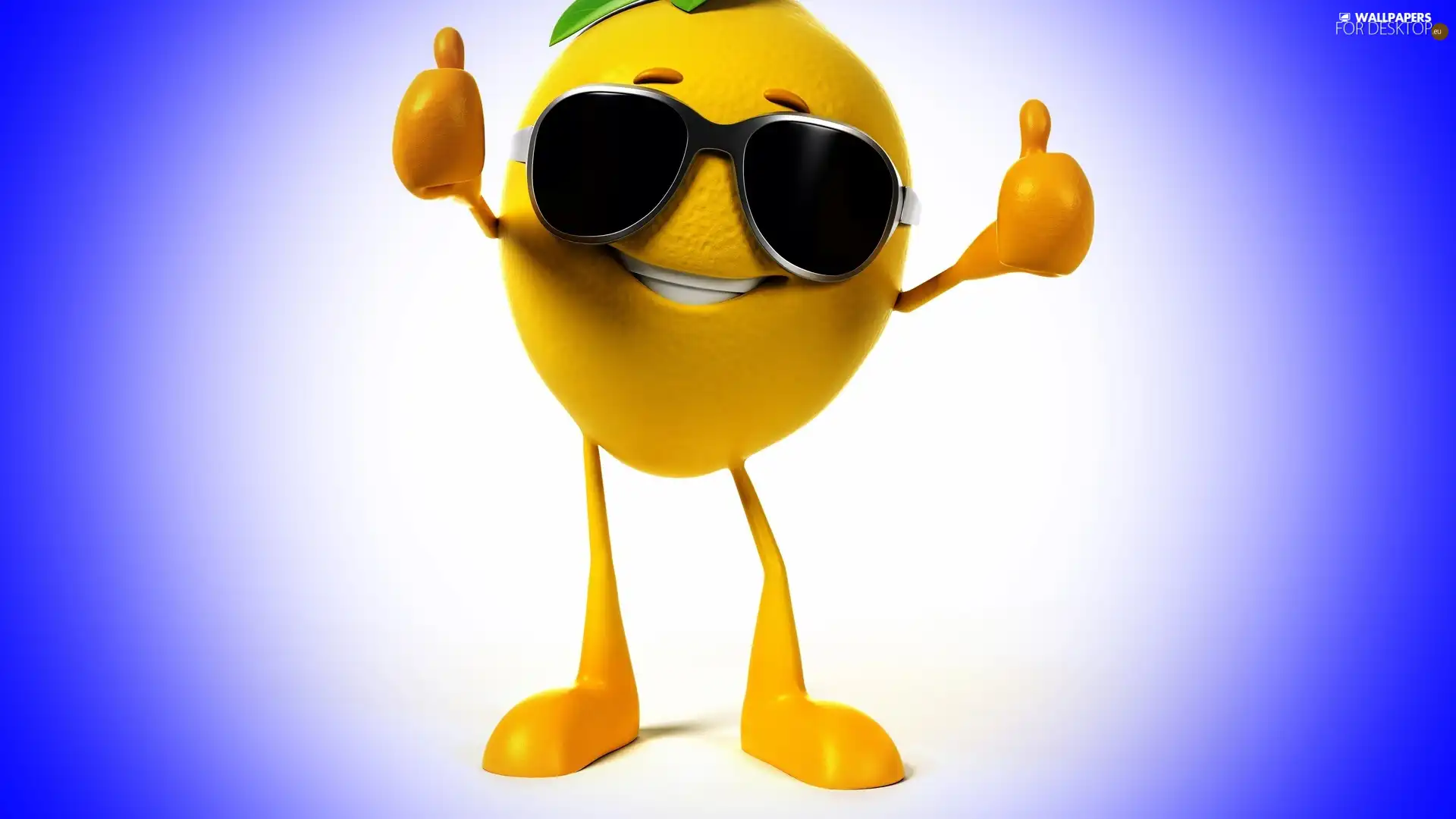 Lemon, Glasses, 3D, M&Ms mate