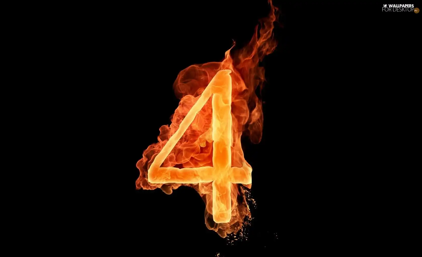 4, Fire, number